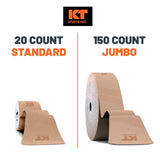 KT Tape, Sports Med, PRO 150 Strip 10", Precut, Stealth Beige
