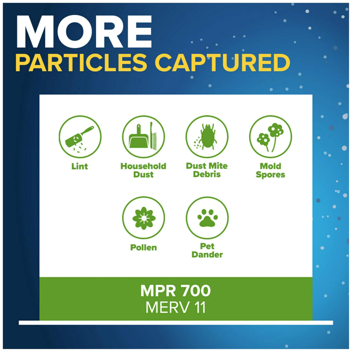 Filtrete 16x25x4 AC Furnace Air Filter, MPR 700, MERV 8, Fits Lennox & Honeywell Device, Capture Dust, Pollen & Pet Dander, Electrostatic Air Cleaning Filter, 2-Pack (Actual Size 15.88x24.56x4.31 in)
