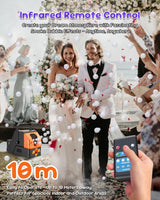 Fog Machine, 400W Fog Bubble Machine with Wireless Remote Control, 3 in 1 Smoke Bubble Machine, Bubble Fog Combo for Indoor Outdoor Events Party Wedding Birthday Halloween Christmas