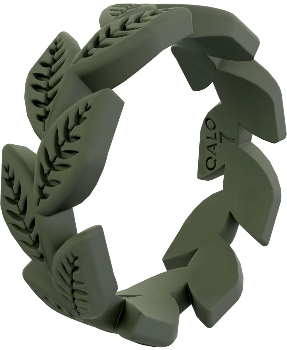 QALO Women's Silicone Ring, Vine for Women (Sage, Sage, Size 6