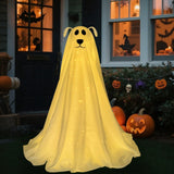 Halloween Decorations, 2.5FT Light Up Halloween Ghost Dog with Remote
