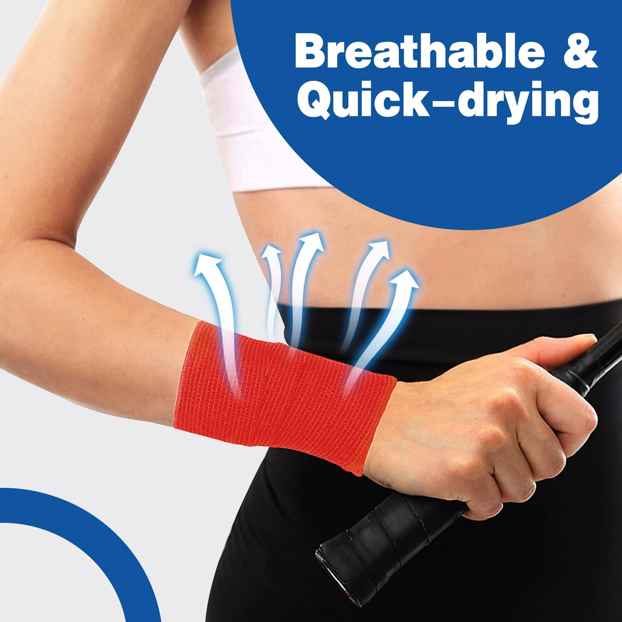 AZEN 40 Pack Self Adhesive Bandage Wrap, 2" X 5 Yards Elastic Cohesive Bandage Wrap, Color Athletic Tape, Vet Wrap, Ankle Tape, Tattoo Grip Tape Wrap