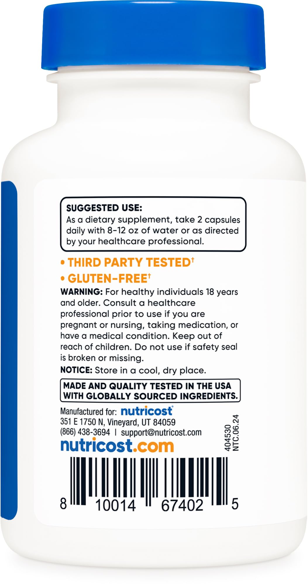 Nutricost Artemisinin 200mg, 120 Vegetarian Capsules - Non-GMO, Gluten Free, 60 Servings
