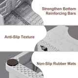 Foldable Toilet Stool Poop Stool Adult, Portable Squatting Potty for Travel Size, 7 Inch Toilet Stool Squat Adult, Collapsible Pooping Foot Stool for Bathroom, Toilet Step for Kids