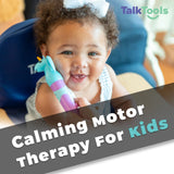 TalkTools Jiggler - Chewable Oral Facial Massager - Oral Sensory Massager - Calming Motor Therapy for Kids - Unicorn/Sloth - Set of 2