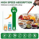 Yarrow Herb Tincture, Organic Yarrow Extract Liquid, 98% Absorption, Vegan, Gluten Free, Non-GMO, Alcohol Free- 1 Fl Oz