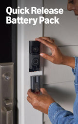 Ring Battery Doorbell 2K Plus (newest model), Retinal 2K with wide-angle video, up to 6x Enhanced Zoom, Night Vision, and Quick Release Battery Pack, Nickel Silver