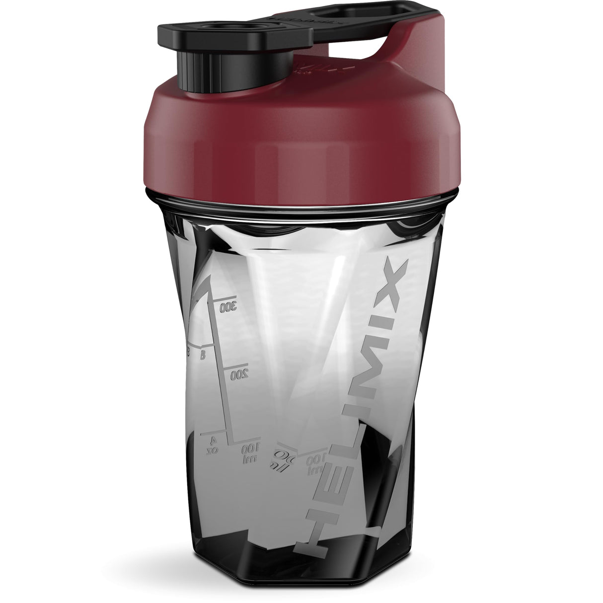HELIMIX 1.5 Vortex Blender Shaker Bottle Holds Upto 20oz | No Blending Ball or Whisk | USA Made | Portable Pre Workout Whey Protein Drink Shaker Cup | Mixes Cocktails Smoothies Shakes | Top Rack Safe