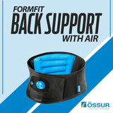 Össur Formfit Back Support Air - Advanced Lumbar Brace for Pain Relief, Posture Correction, and Spinal Health with Air Cushion Comfort (Small)