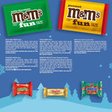 M&M'S Milk Chocolate & Peanut, SNICKERS, TWIX & MILKY WAY Fun Size Mini Chocolate Candy Variety Pack, Christmas Candy Individually Wrapped Stocking Stuffers, 160-Piece Bulk Bag