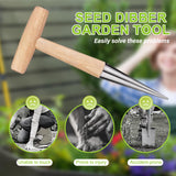 Mloiex Plant Hole Digger for Planting,Bulb Planting Tool，Garden Seed Planting Tool，Handheld Digger Garden Seed Planting Tool for Planting Tulip Daffodil Saffron Vegetable Seeds (1 Pcs)