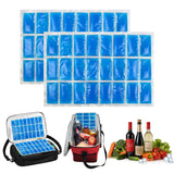 SportEmblema Reusable Ice Pack for Lunch Boxes 2 Pack Large Ice Pack Blanket Cooler Easy to Cut Ice Sheet for Lunch Bag, 14.76"x10.43" Long Lasting Freeze Ice Packs for Meal Prep, Non-Toxic BPA Free