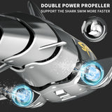 Bennol 2.4Ghz Remote Control Whale Shark Toy for Kids, 1:18 Scale High Simulation Electric RC Fish for Pool, Birthday Christmas Toys for 4-9 Year Olds Boys and Girls