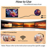 WINSD Memory Sphere Lamp 2.7" Crystal Ball Video Player Memory Orb Lamp Personalized Uploadable Videos & Photos Video Gift for Couples Friends Anniversary Birthday Christmas Gifts