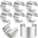 Liliaafar 6 Pcs Silver Corsage Wristlet Cuff Bracelets Women,Cuff