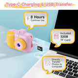 Kids Camera Instant Print for Girls Boys Age 3-12 Kids Toys, 12MP 1080P Kids Digital Cameras Christmas Birthday Gifts for 4 5 6 7 8 9 10 Year Old Girls, Toddler Camera
