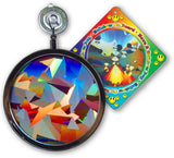 Rainbow Symphony- Rainbow Prism Suncatcher for Window, Crystal Pattern, Includes a Bonus Rainbow on Board Sun Catcher, Made in USA