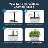 AeroGarden Harvest Lite, Cream