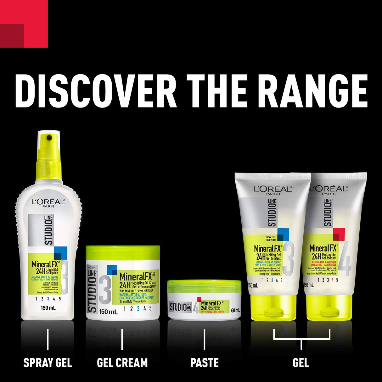 L'Oreal Paris Studio Line Mineralfx 24h Melting Gel, 150-Milliliter (K0686502)