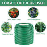 QenFree Soft Plant Ties, 164ft Garden Wire, 3.5mm Flexible Garden Ties for Climbing Plants, Tomato, Vines Plant, Flowers, Roses Plant Support