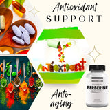 Research Labs 2 Fer 1 Ad - 1500mg Clinical Grade Berberine High Absorption Formula & BerberQuil™ Support. 180 Total Capsules. 500mg Each Capsule