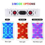 Beelux 1000w LED Grow Light for Indoor Plants Full Spectrum, Upgrade Dual Chips and Dual Switch Plant Grow Lights for Seed Starting Veg and Flower Greenhouse (Actual Power 100W=1000W HPS)