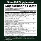 GREEN VALLEY NATURALS Stem Cell Supplement - Organic Tibetan Sea Buckthorn-Resveratrol, Vitamin D, Bishop's Hat Extract (1 Bottle, 60 Count)