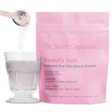 The Skinny Confidential Beauty Salt- Hydration Powder Contain Grass-Fed Colostrum, Electrolytes & Pearl Powder - Supports Immunity & Digestive Health, Glowing Skin & Radiant Hair - Gluten Free