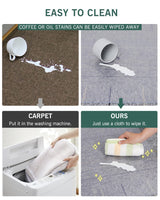 Desk Chair Mat for Carpet, 46"x 60" Anti-Slip Waterproof Plastic Rolling Chair Floor Mat for Home Office, Clear Heavy Duty Easy Glide Computer Chair Mat, Carpet Protector Mat for Office Chair