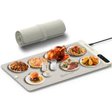 NEWKITCHEN Warming Mat for Food, (XL 24"x15") Food Warming Mat for Countertop Upgrade Graphene Fast Full Surface Heating -Versatile Food Warmer for Gatherings, Parties, Everyday Use