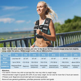 VBSD Weighted Vest for Women Men, 16lb Weight Vest with Reflective Stripe, Body Weight Vests Adjustable for Strength Training, Running, Walking, Workout, Jogging, Fitness