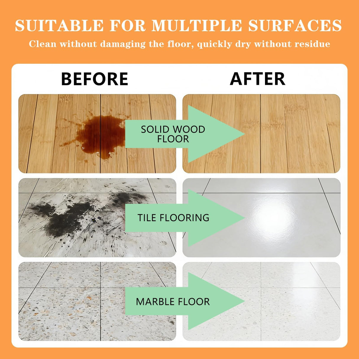 SOPAMI multi-effect floor cleaning tablets 24 Counts Lemon Scent