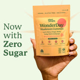 Plant People WonderDay Mushroom Gummies - Lion’s Mane, Cordyceps, Chaga Mushroom Supplement to Support Immune System De-Stress Boost Mood & Energy in Adults Natural, Vegan, Non-GMO (60 Count)