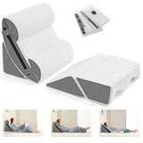 Yojoker 6pcs Orthopedic Bed Wedge Pillow Set for Post Surgery, Memory Foam for Sleeping, Back and Leg Pain Relief Comfortable & Adjustable Support Pillows-Anti Snoring, Heartburn
