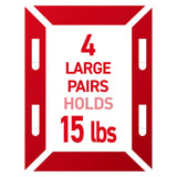 Command 15 lb Large Picture Hanging Strips 40 Pairs, (80 Command Strips) Damage Free Hanging Picture Hangers, No Tools Great for Home Decor, Black Adhesive