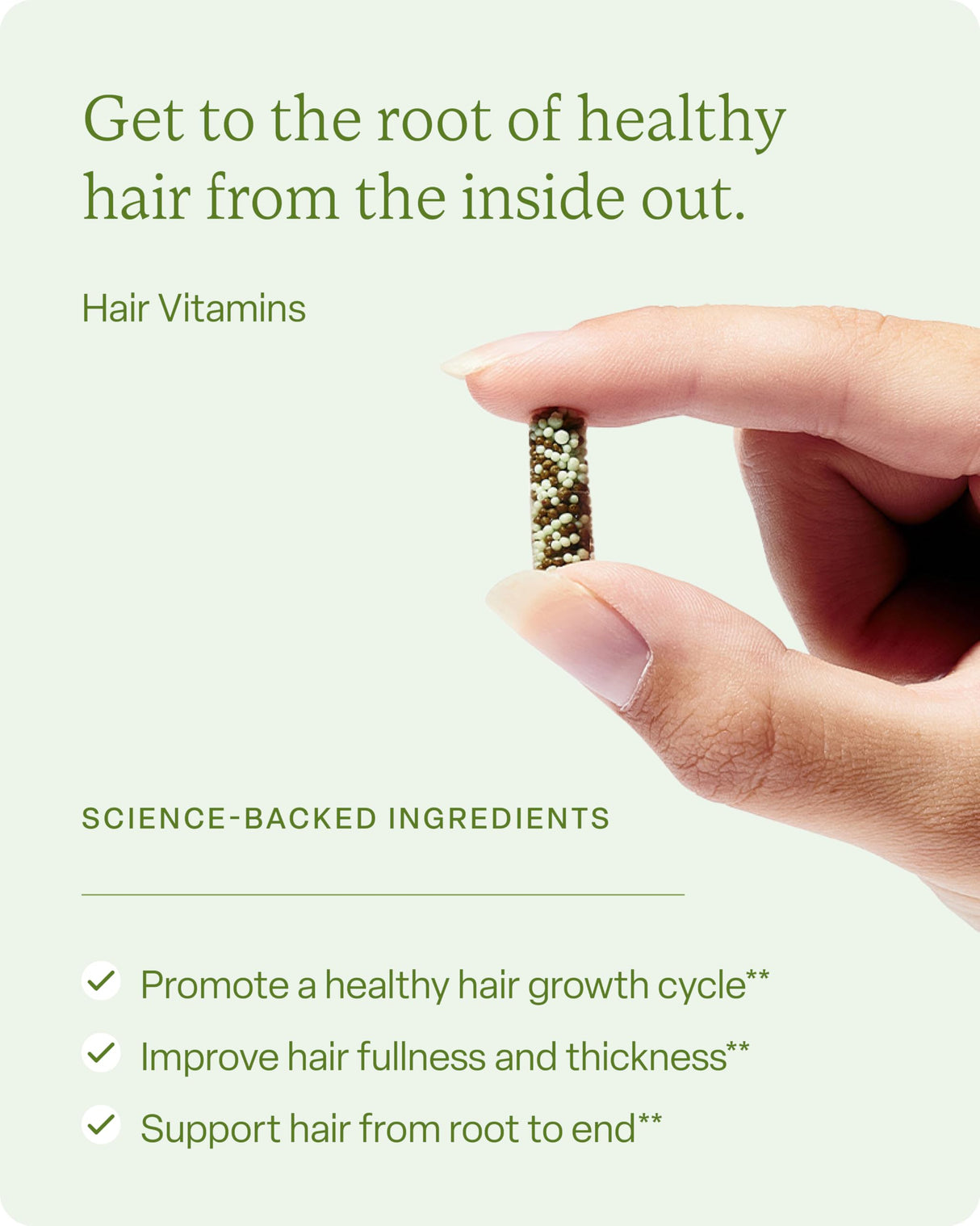 divi Hair Vitamins for Women and Men - Made with Clean and Science-Backed Ingredients to Grow + Thicken - Create a Healthy Hair Environment - 30 Day Supply, 120 Count