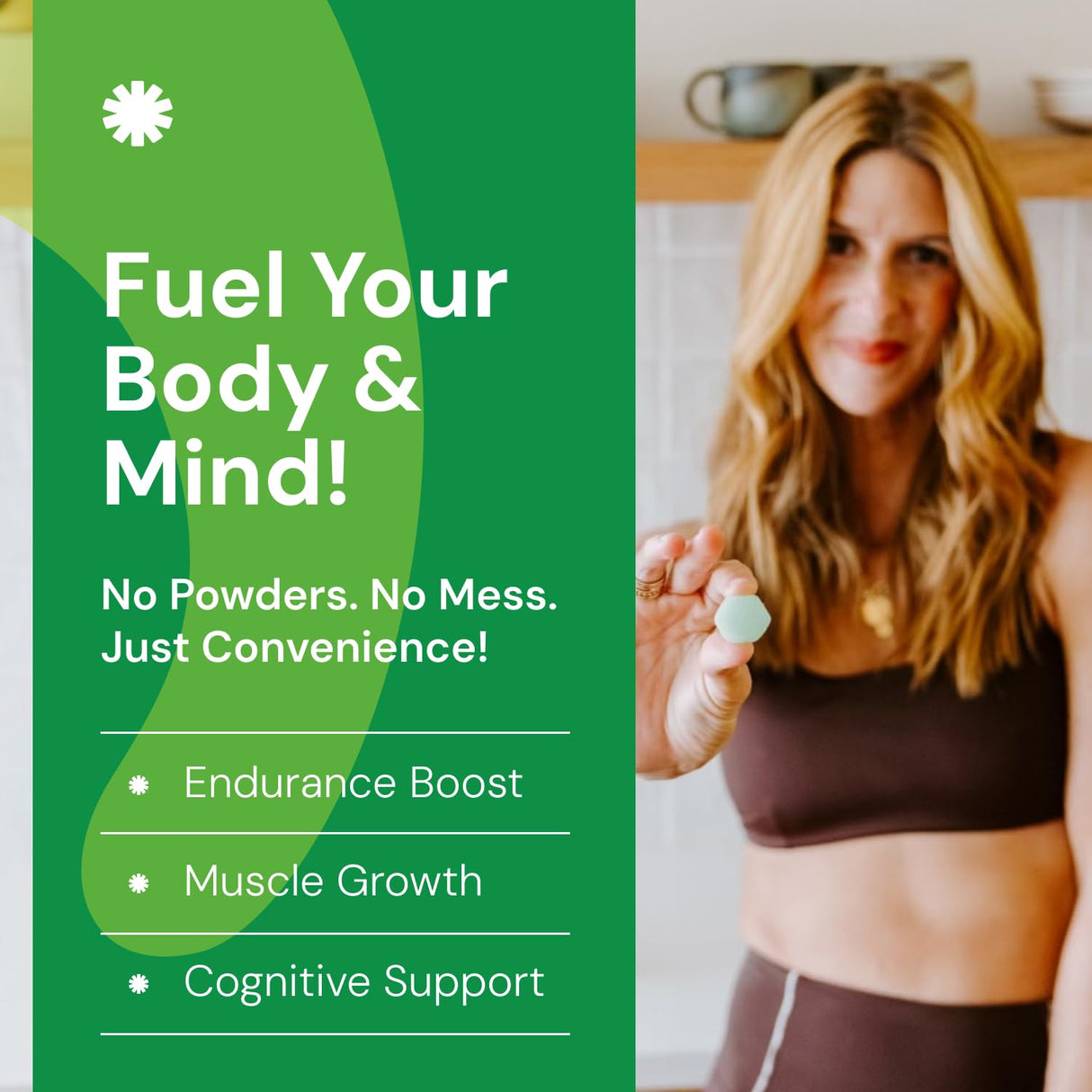 Creatine Monohydrate Gummies for Men & Women - Boost Focus, Strength, and Endurance, Anti-Melting Formula, Vegan, Gluten-Free, Non-GMO, 1.5 Gram Creatine per Gummy (Sour Green Apple, 90 ct)