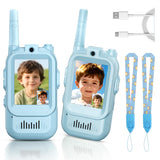 Video Walkie Talkies for Kids, 2 Pack Kids Two Way Radio Toy Walkie Talkies