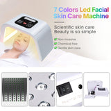 Fxtiaa LED-Face-Light-Therapy, 7 in 1 Color LED Face Mask Facial Body Beauty Equipment