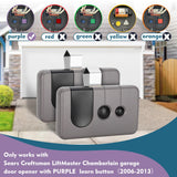 2 for Sears Craftsman Garage Door Remote 139.53753 53753 139.18191 HBW2028 371LM 373LM 375LM 950CD 953D 956D, Work with Purple Learn Button ONLY(2006-2013)