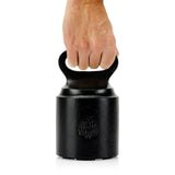 CRAFTSMAN ROAD Cast Iron Door Stop Decorative, Weighted Heavy Door Weight 7lb Antique Free Standing 7' x 4' Non Slip with Handle (Black)