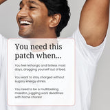 The Patch Remedy Energy Patch | Guarana, Taurine, Glucuronolactone, Green Tea, B Vitamins | 30 Patches
