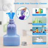 Ndoge Replacement Bottle for Swiffer® Wet Jet™ Mop, Refillable, 500 ML Leak-Proof HDPE Refillable Bottle, 17 FL OZ Solution Bottles, Empty Bottle No Cleaning Solution