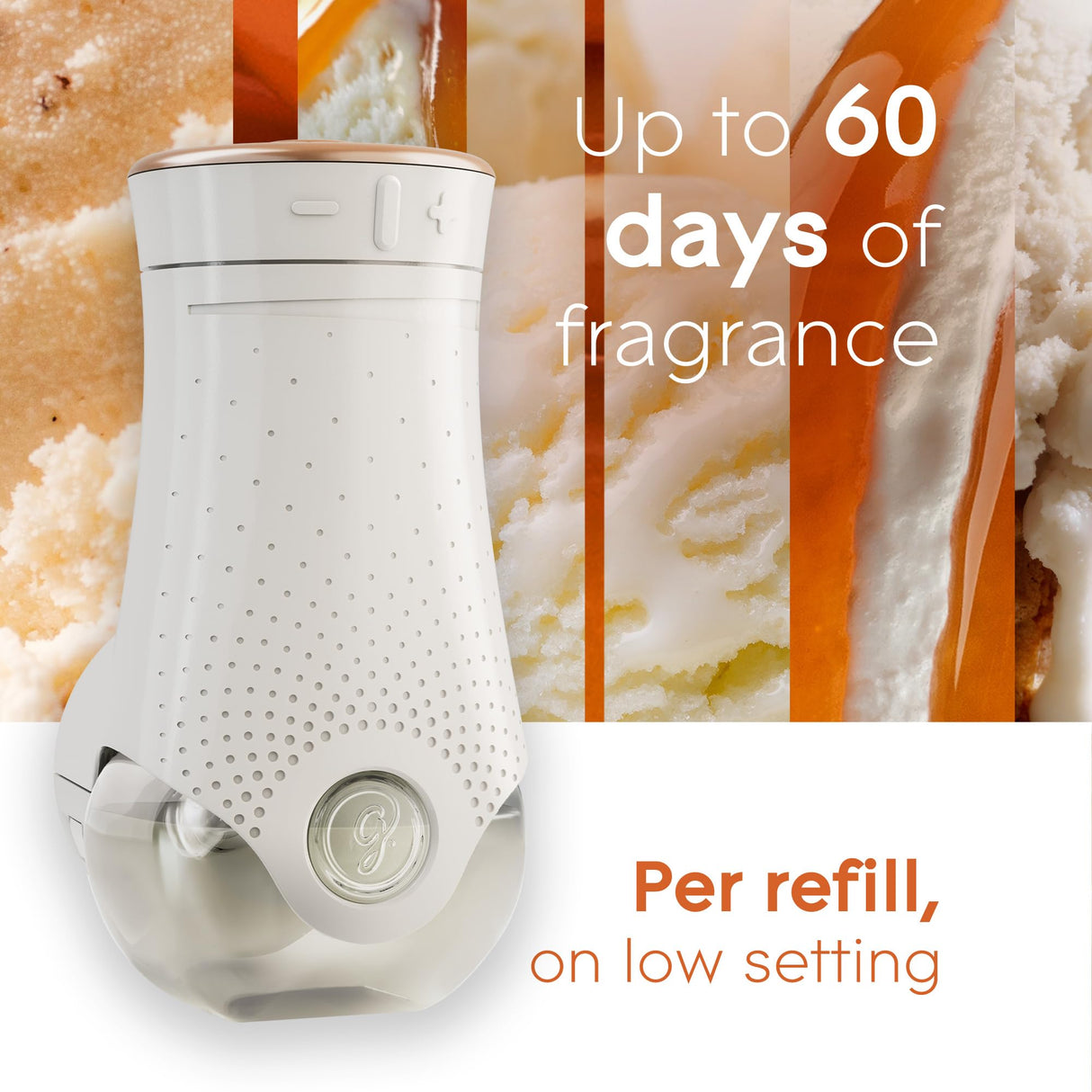 Glade PlugIns Refills Air Freshener, Scented and Essential Oils for Home and Bathroom, Vanilla Caramel Twist, 3.35 Fl Oz, 5 Count