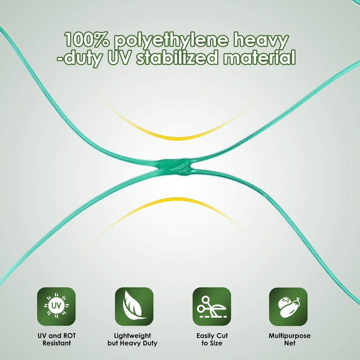 Ruolan Bird Netting for Garden Protect Vegetable Plants and Fruit Trees13X82Ft,Plastic Trellis Netting for Birds, Deer,Squirrels and Other Animals