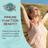 Pepeior Liposomal Lactoferrin 1000 mg Diet - Maximized Lactoferrin - A Component in Colostrum - for Iron Absorption & Immune Function Lactoferrin Supplements for Adults, 60 Softgels (1 Bottle)