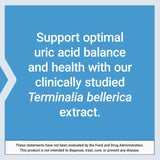 Life Extension Uric Acid Control, Promotes Healthy uric Acid Balance, Joint Health, discomfort Relief, Gluten Free, Non-GMO, Vegetarian, 60 Capsules