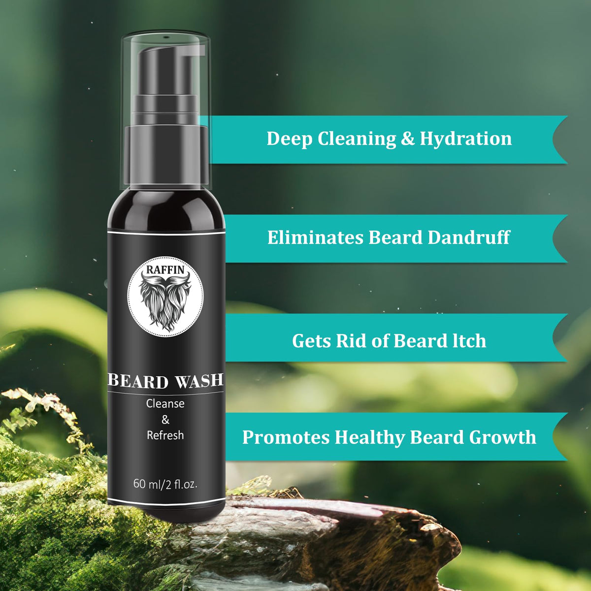 Mens Gifts - Beard Kit for Men's Self-care, Outfits Men's Grooming Routine, Anniversary & Birthday Gifts for Men, Him, Husband, Boyfriend, Dad, Son, Male Friend, Brother, Christmas Stocking Stuffers