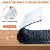 BAGAIL 15 Pack Non-Slip Stair Treads for Wooden Steps, 8"x30" Peel and Stick Carpet Stair Runners, Machine Washable Indoor Step Covers with No-Residue Adhesive for Dogs, Kids & Elderly - Dark Gray