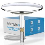 Bächlein Universal Badewannenstöpsel - Abfluss-Stopfen [PVD Gold] - inkl. Ersatzdichtung